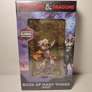 Dungeons And Dragons Book Of Many Things Figurine Official Metal Collectible